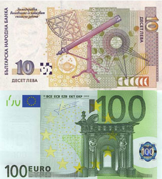 Калькулятор курса болгарского лева к евро